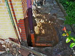Trockenlegung von Wänden durch Kellerabdichtung