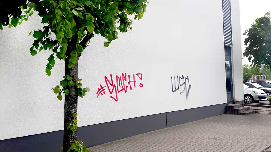 Graffiti Spraybilder Sachbeschaedigung